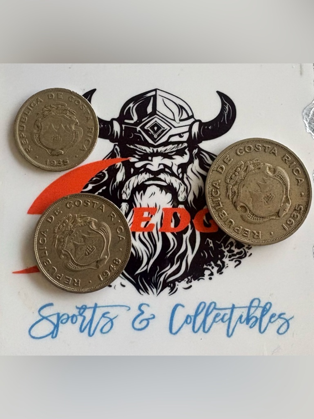 Vintage Coins (Costa Rica) 3 coins